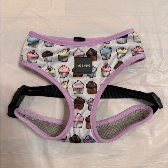 FuzzYard | Purple Cupcake Design Small Dog Harness - Picture 1 of 2